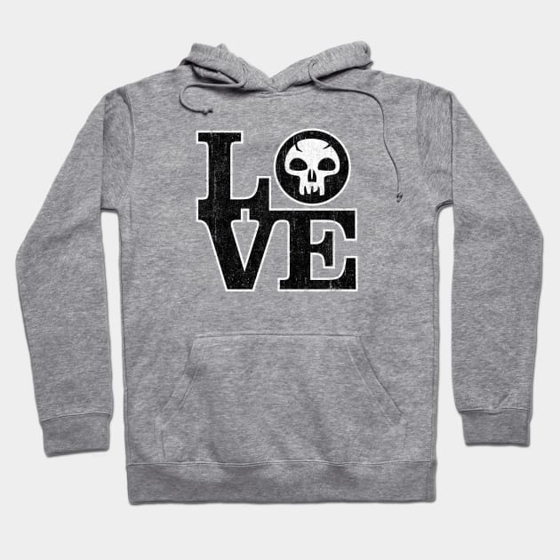 Love Black (Variant) Hoodie by huckblade